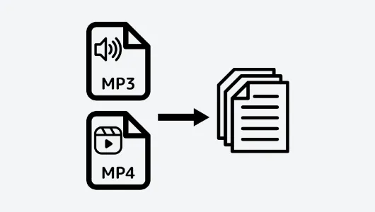 音声・動画の文字起こし・要約